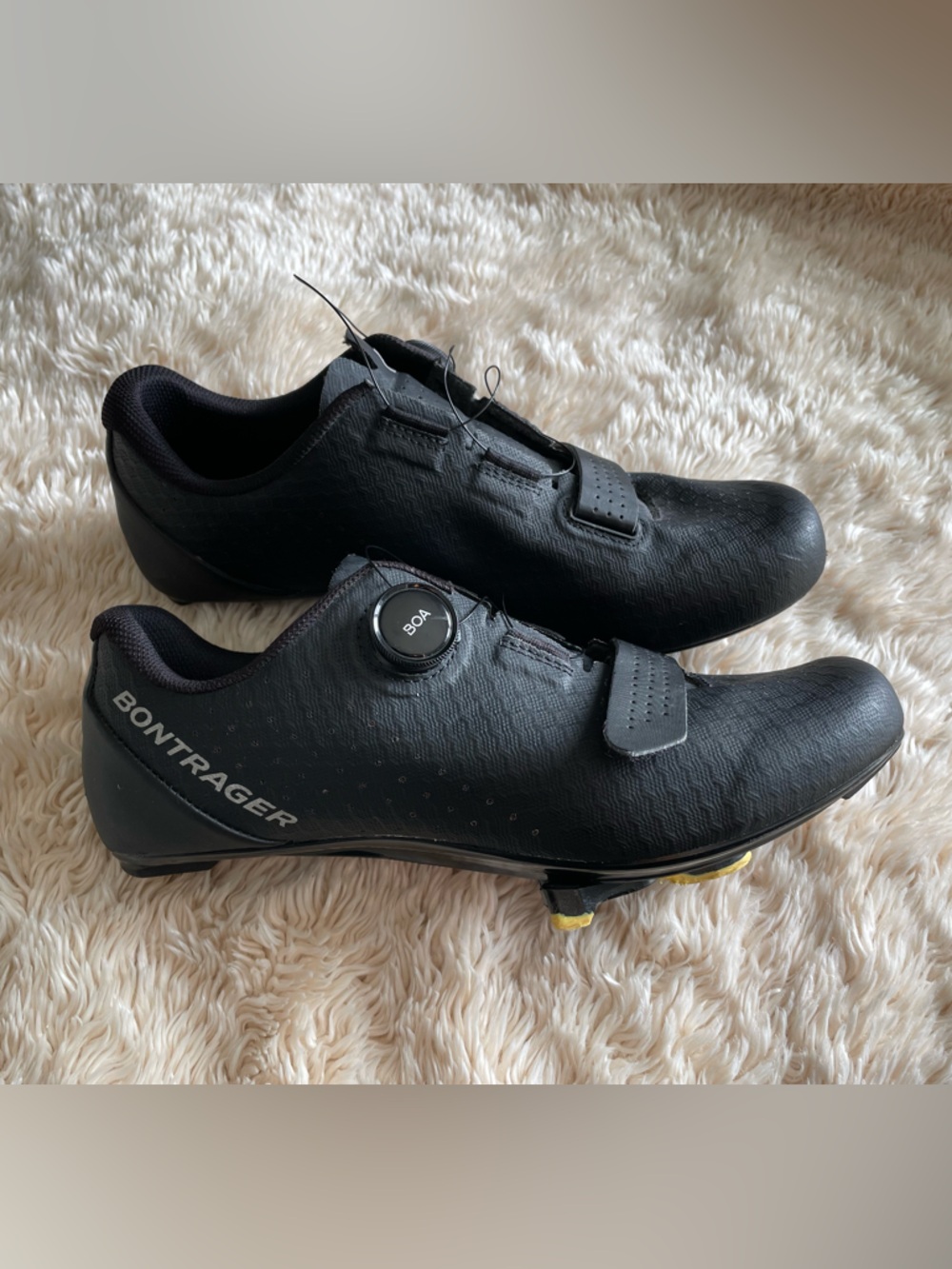 Bontrager Men's Black Road Cycling Shoes with BOA Closure